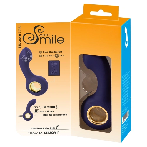 Dilyana- Rechargeable G and P-spot stimulator made of silicone Sweet Smile [13]