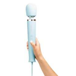 Powerful massager Le Wand Plug In for contact blue