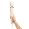 Nina - Large powerful Le Wand massager with contact adapters cream color