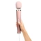 Nina - Large powerful Le Wand massager with contact adapters color pearl pink