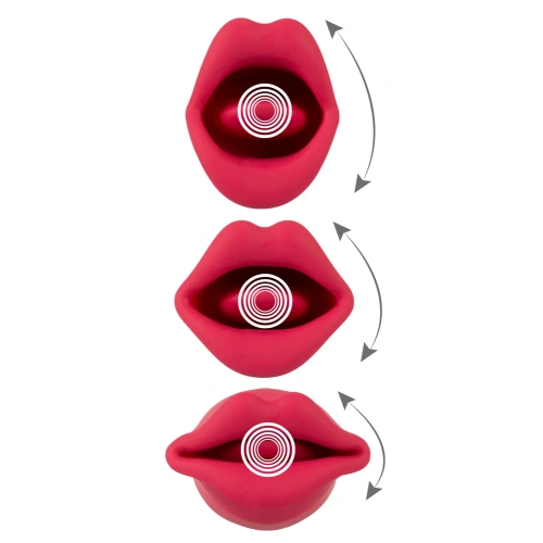 Nina - Rechargeable silicone tongue and lips clitoris stimulator Oral Fun [1]