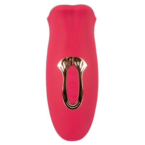 Nina - Rechargeable silicone tongue and lips clitoris stimulator Oral Fun [10]