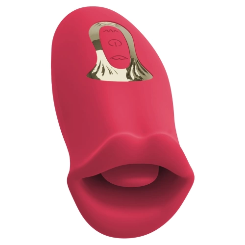 Nina - Rechargeable silicone tongue and lips clitoris stimulator Oral Fun