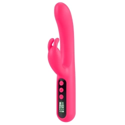 Dilyana Rechargeable Rabbit Vibrator with Pink Sunset Display