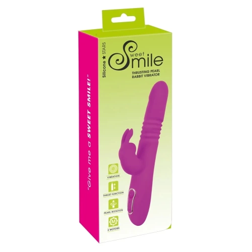 Sweet Smile Thrusting Rabbit Thrusting Vibrator [9]