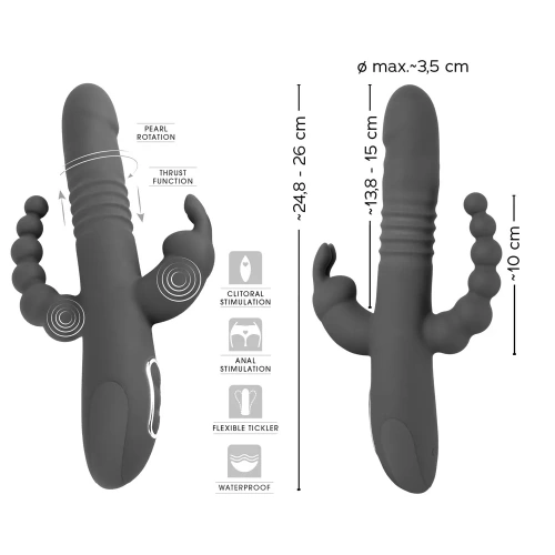 Sweet Smile Triple multifunctional silicone vibrator [9]