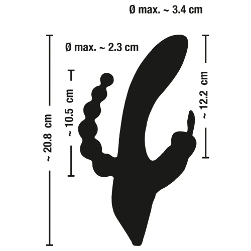 Dilyana- Rechargeable multifunctional silicone Sweet Smile Triple G-spot vibrator [10]