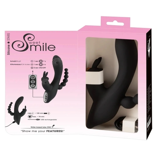 Dilyana- Rechargeable multifunctional silicone Sweet Smile Triple G-spot vibrator [11]