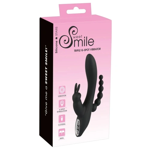 Dilyana- Rechargeable multifunctional silicone Sweet Smile Triple G-spot vibrator [12]