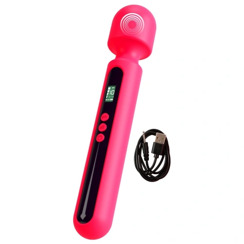 Nina - Powerful rechargeable massager with Pink Sunset display [3]