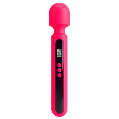 Nina - Powerful rechargeable massager with Pink Sunset display
