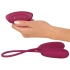 Double vibrating egg with "shaking" and remote Love Egg Duo [2]