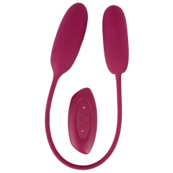 Double vibrating egg with "shaking" and remote Love Egg Duo