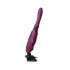 Mini sex machine with two silicone dildos, heating function, remote control and Zalo Sesh mobile app