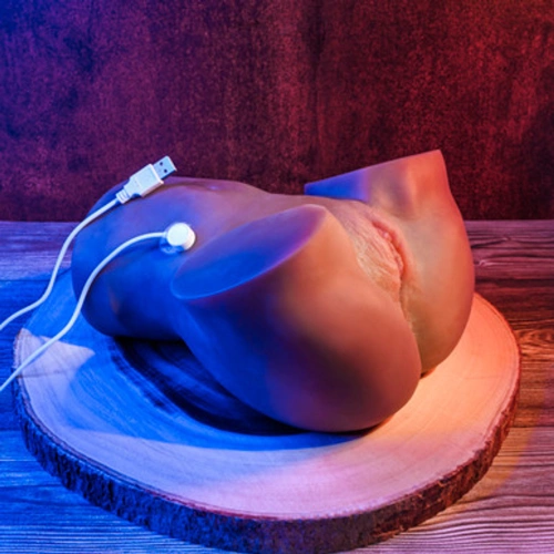 Suction and vibrating masturbator with Rear Beauty Remote [11]